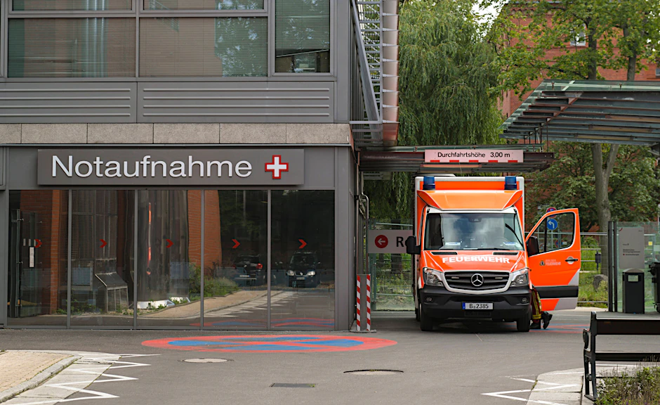 Die Rettungsstelle des Vivantes-Klinikums in Spandau