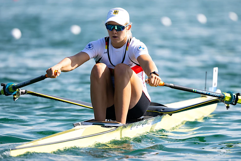 Sie hat es bei den European Championships im Rudern ins Halbfinale geschafft: Alexandra Förster.  