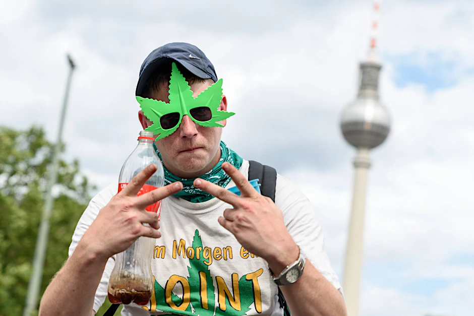 Die Hanfparade zieht wieder durch Berlin.
