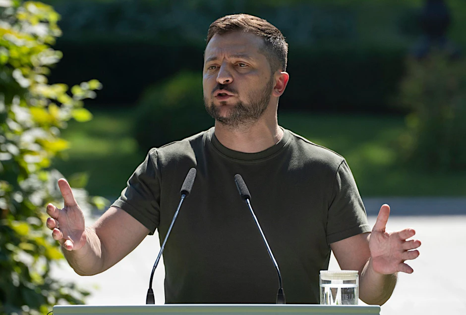Der ukrainische Präsident Wolodymyr Selenskyj