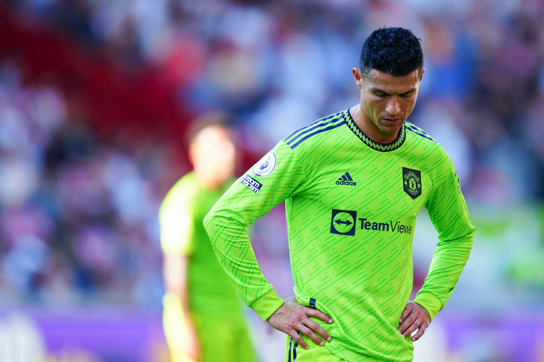Cristiano Ronaldo kann es nicht fassen! Manchester United verliert mit 0:4 in Brentford.