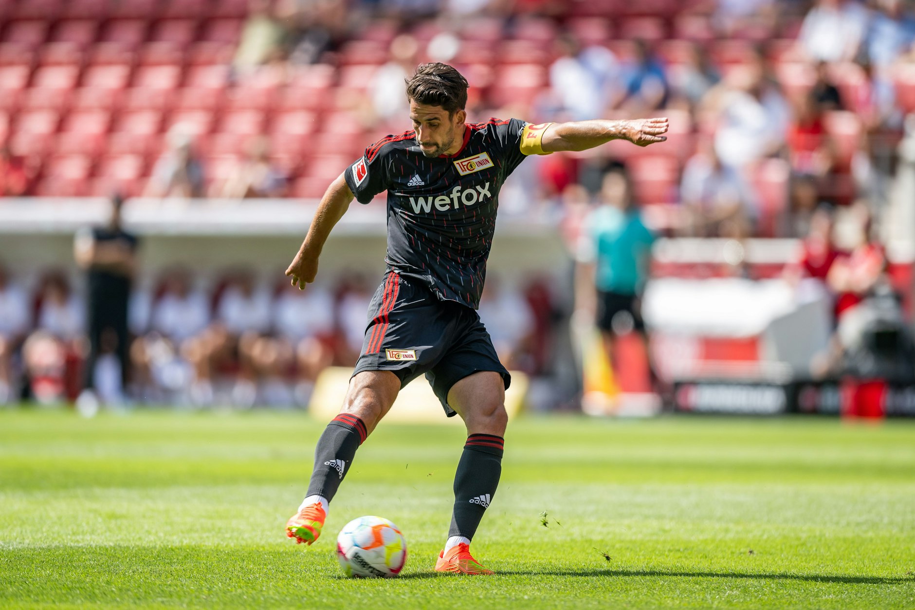 Rani Khedira trug in Mainz erstmals die Spielführerbinde des 1. FC Union.