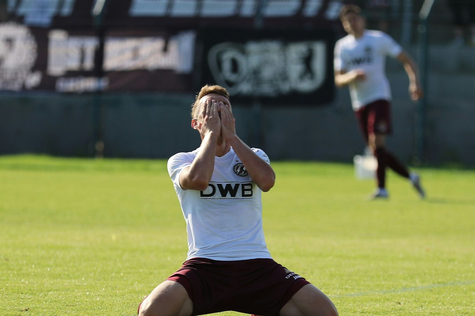 Zum Verzweifeln! Dynamos Amar Suljic vergab die Torchance zum 1:1 gegen den BAK.