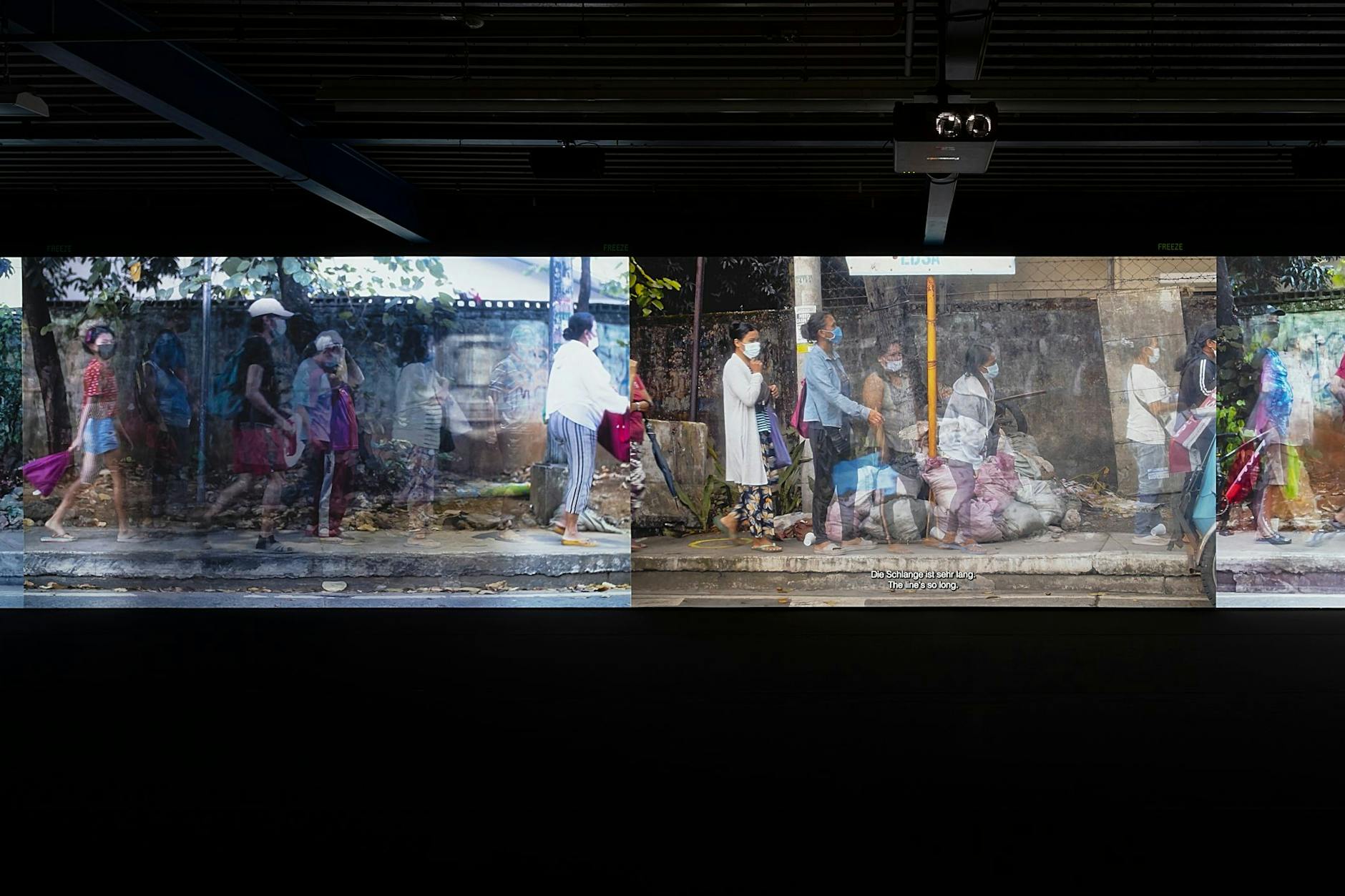 Die Installation „Pila“ (Schlange) von Kiri Dalena (Ausschnitt) bei der Documenta.