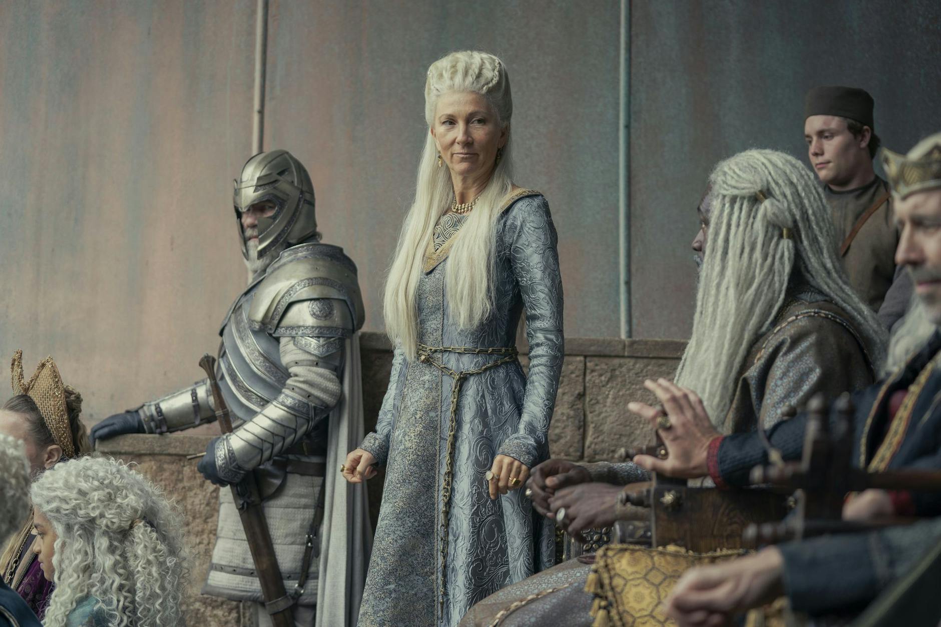 Eve Best als Rhaenys Velaryon in „House of the Dragon“