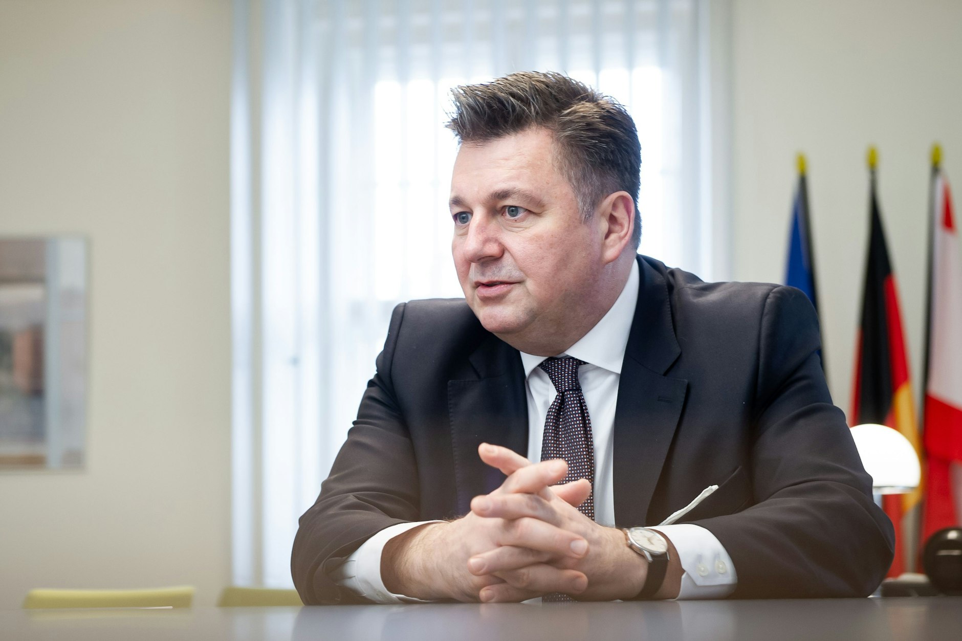 Andreas Geisel, seit fast drei Jahrzehnten in politischen Ämtern