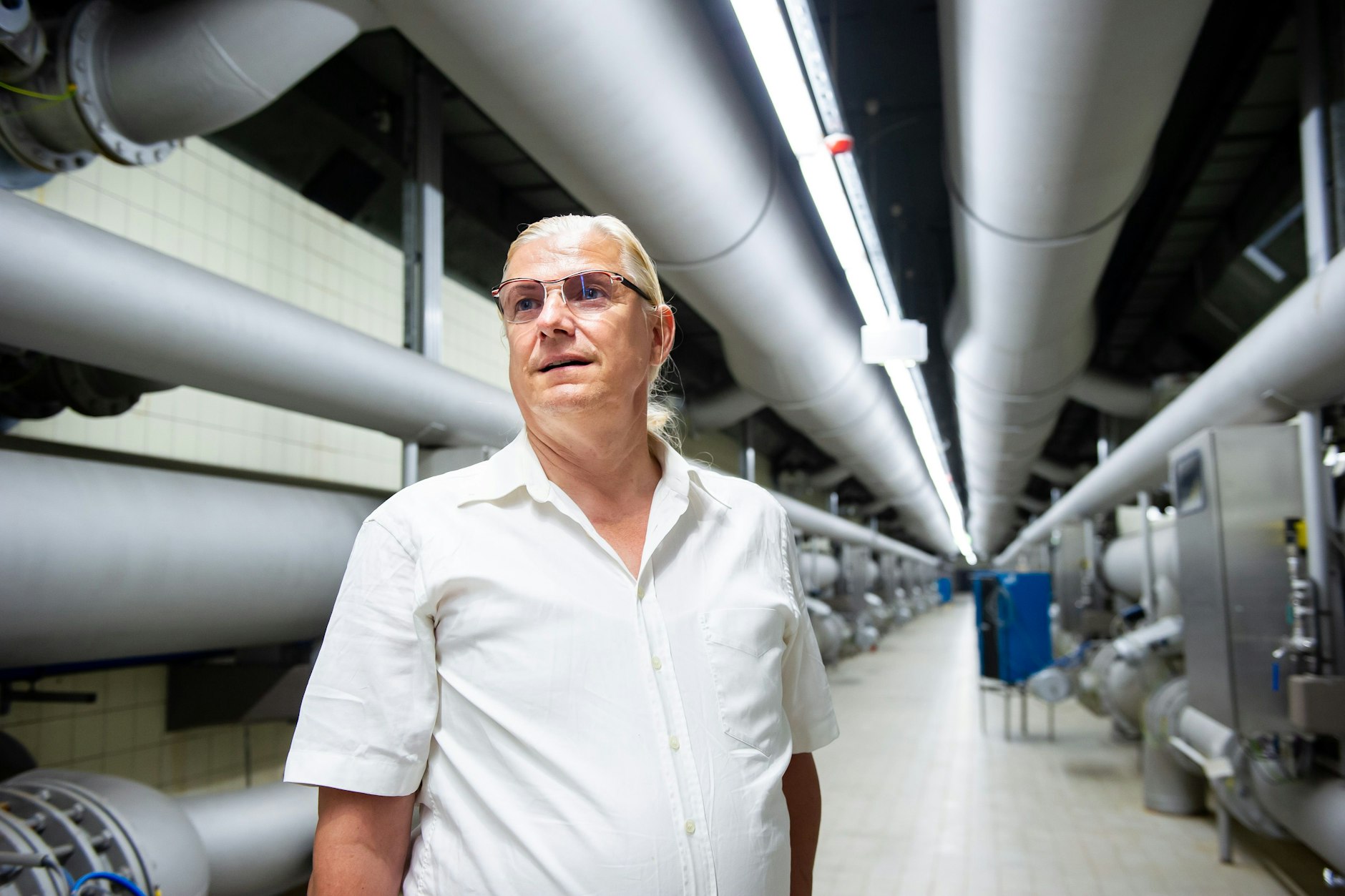 Carsten Utke kommt aus Köpenick und leitet das Wasserwerk in Tegel, das zweitgrößte der Stadt.