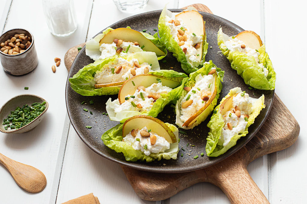 Der geniale Sommersalat mit Birnen und Ricotta – dieses Rezept ist perfekt für heiße Tage