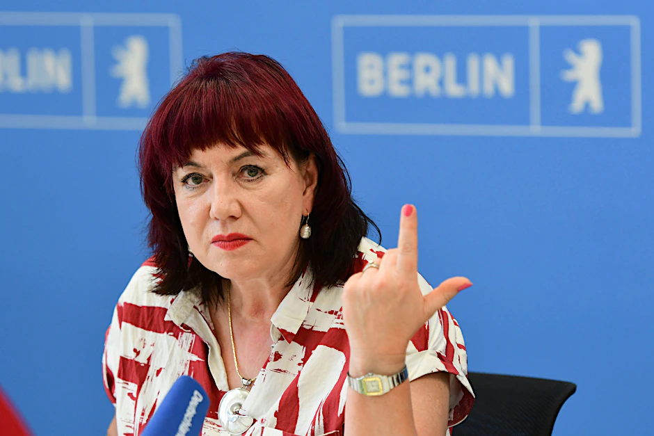 17. August 2022: Pressekonferenz zum Schulanfang  unter Führung der Schulsenatorin Astrid-Sabine Busse.