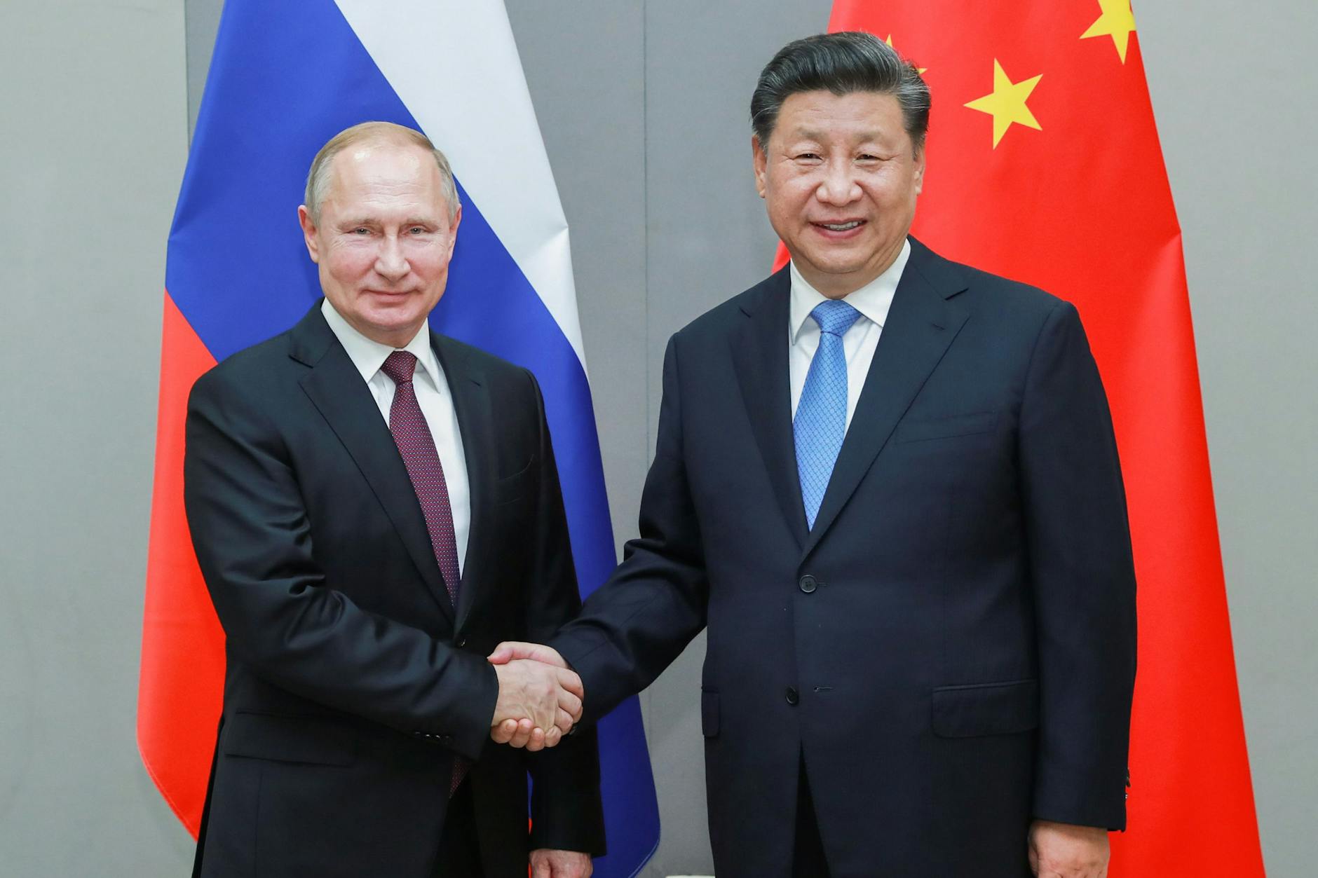 Russlands Präsident Wladimir Putin und Chinas Präsident Xi Jinping.