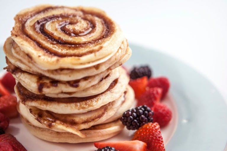 Auch zu diesen Pfannkuchen gibt es die verschiedensten Kombinationen