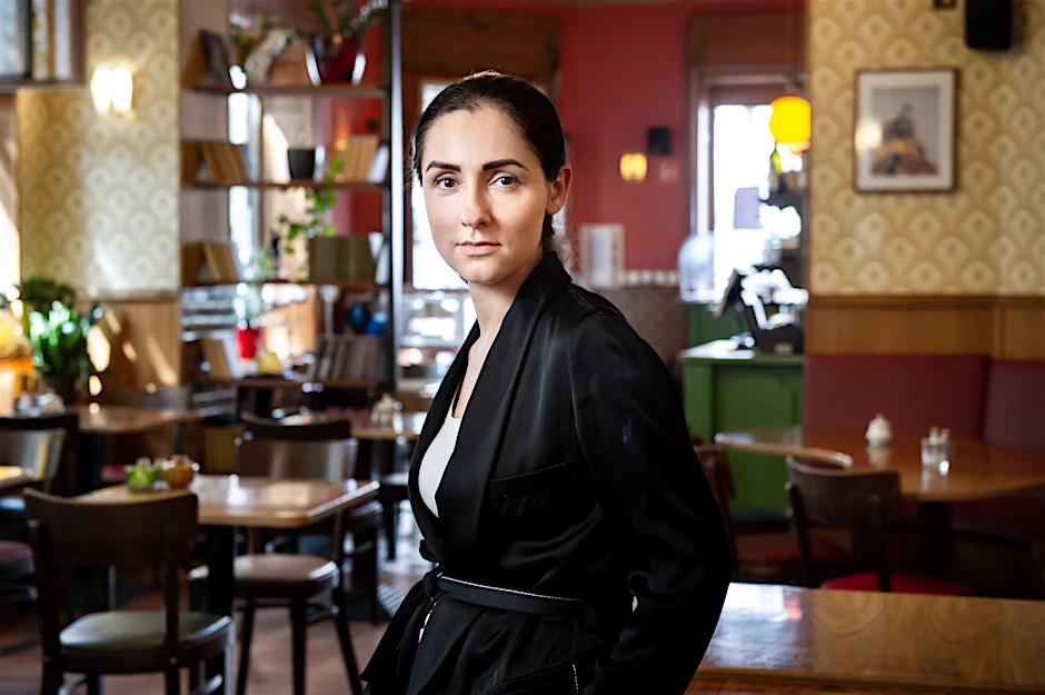 Die Co-Eigentümerin des Unternehmens hinter Café Datscha: Kristina Enke (34).