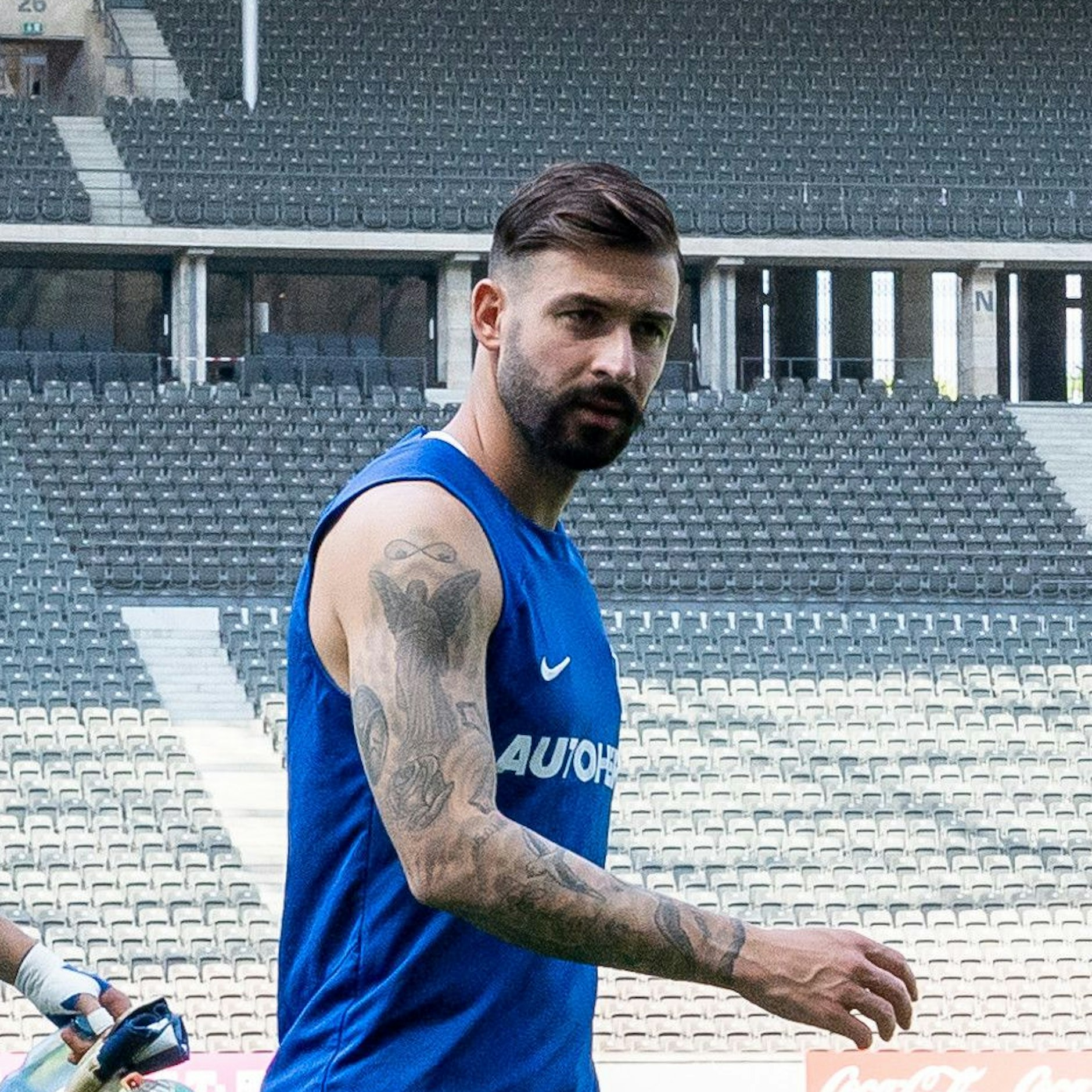 Immer adrett und perfekt rasiert. Herthas Kapitän Marvin Plattenhardt ist überzeugter Bartträger.