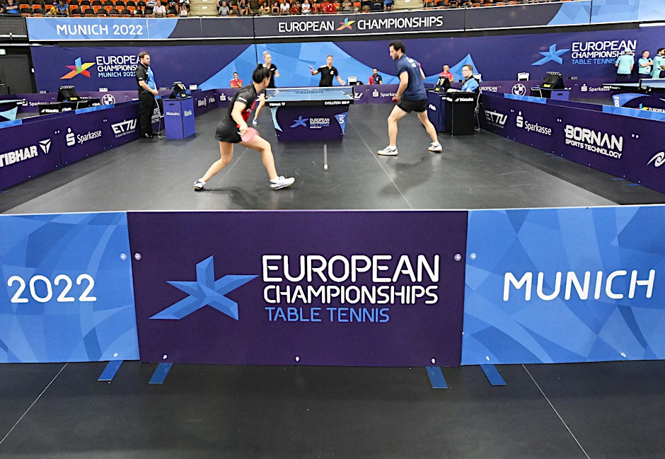 Bei den European Championships haben im Tischtennis die Einzel begonnen.  