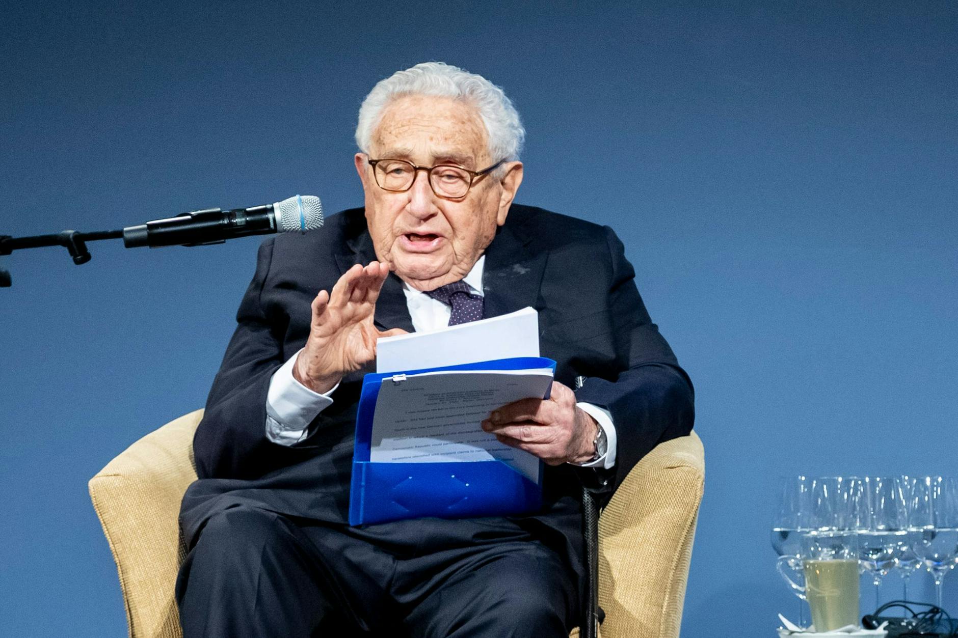 War von 1973 bis 1977 Außenminister der Vereinigten Staaten von Amerika: Henry Kissinger.