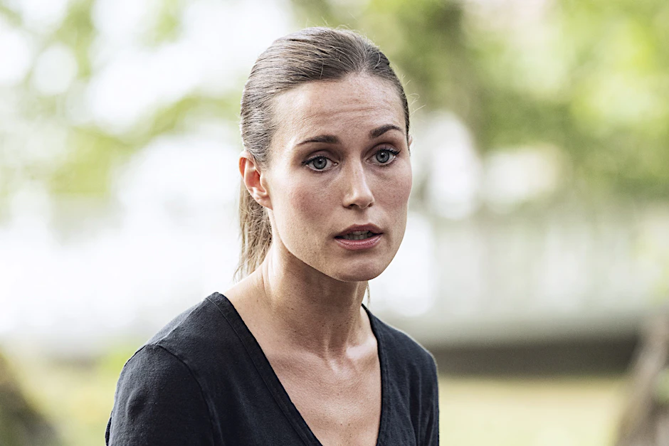 Sanna Marin, 36, Ministerpräsidentin von Finnland, muss derzeit viele Fragen von Journalisten beantworten.