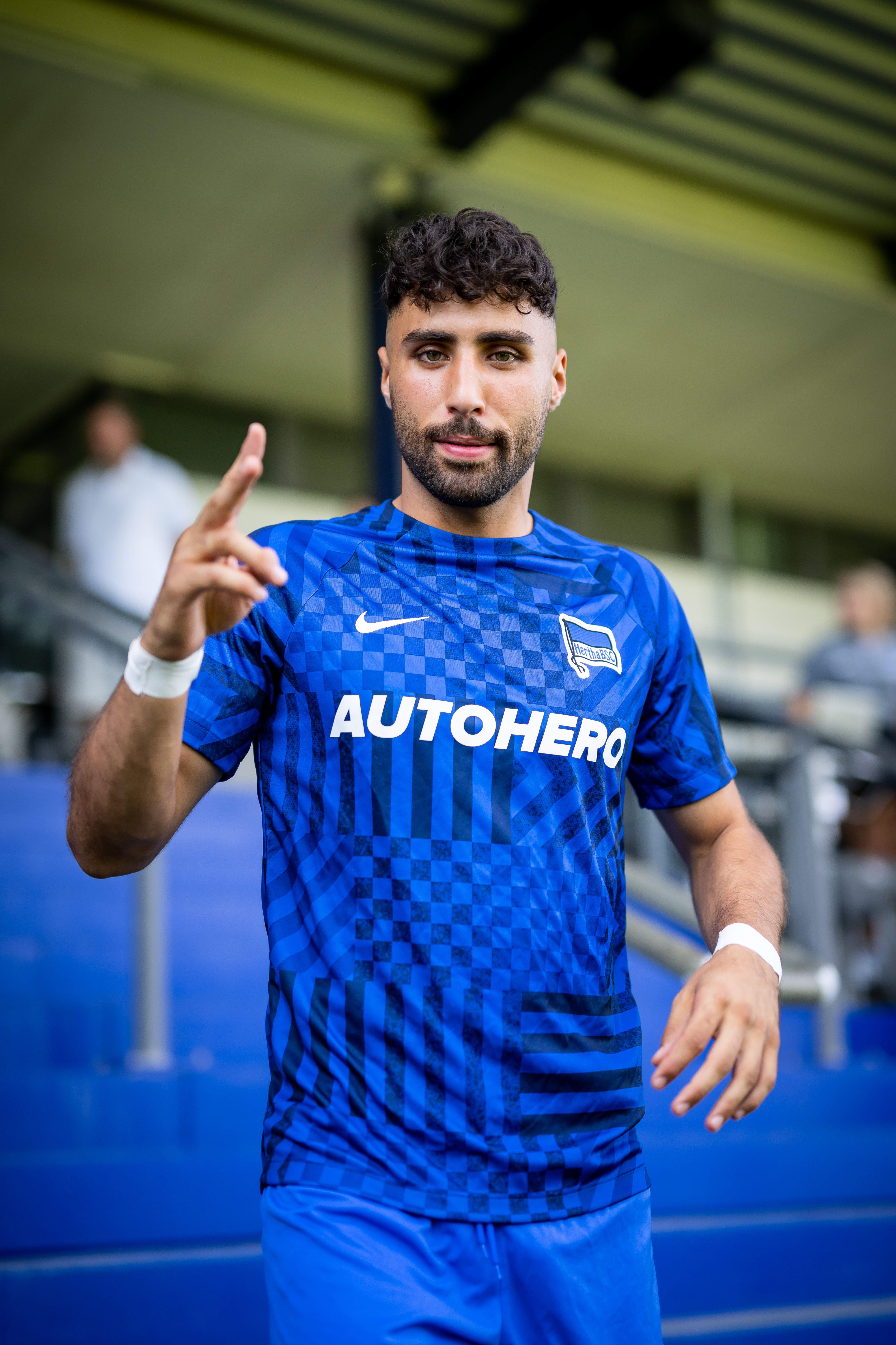 Image - Diagnose für Herthas verletzten Internetstar Nader El-Jindaoui ist da: Es ist nur ein Anriss des Außenbandes