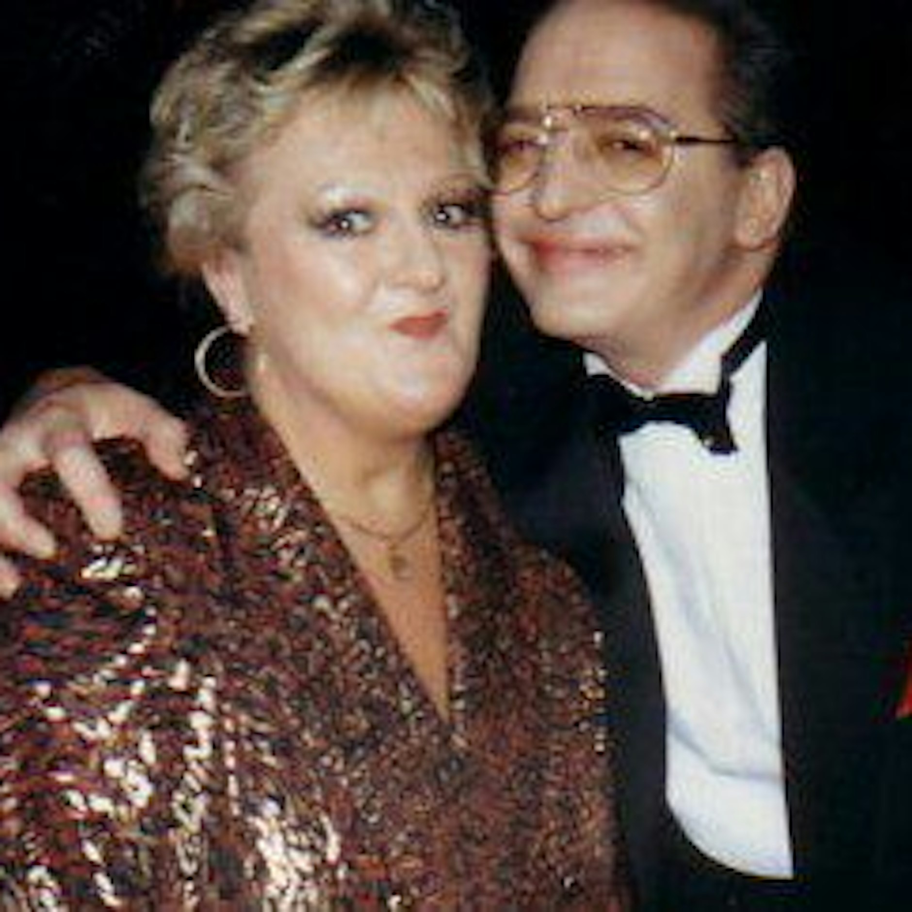 Dieser Schnappschuss von Helga Hahnemann und Nero Brandenburg entstand bei der RIAS-Schlagerparade 1988.