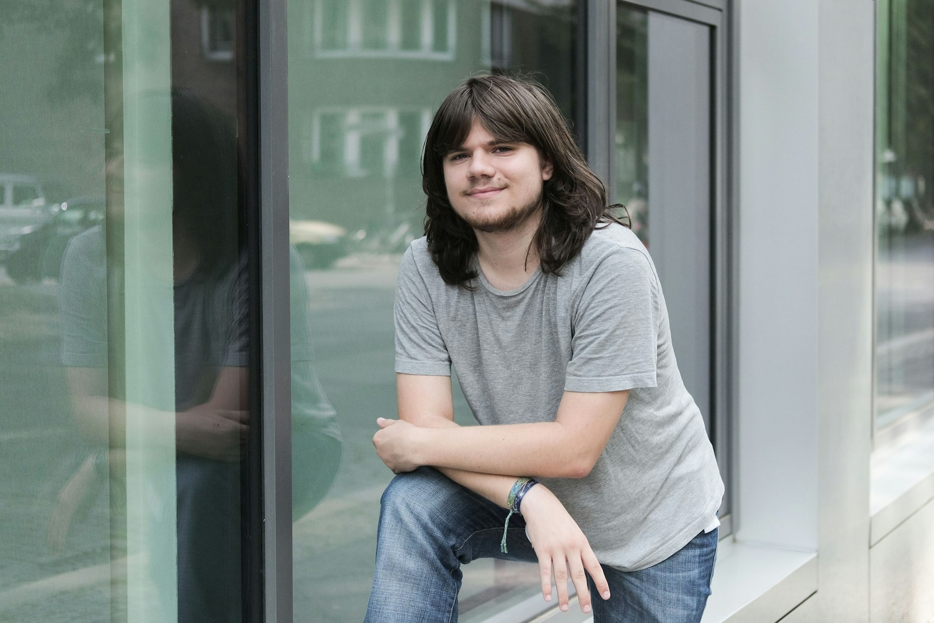 Der Berliner Schüler Fabian Kiebel.