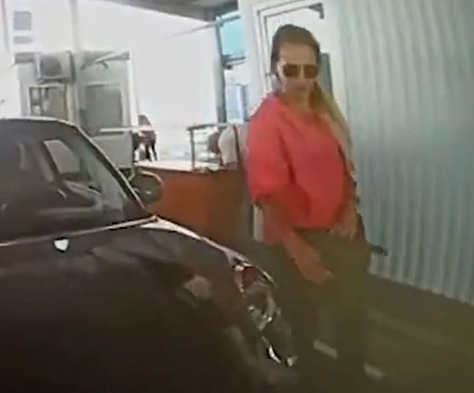 Dieses Videostandbild soll die angebliche Dugina-Attentäterin zeigen.