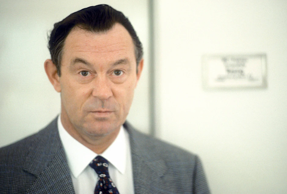 Der ehemalige SFB-Intendant Franz Barsig im Bundestag in Bonn, 1974. (Archivbild)