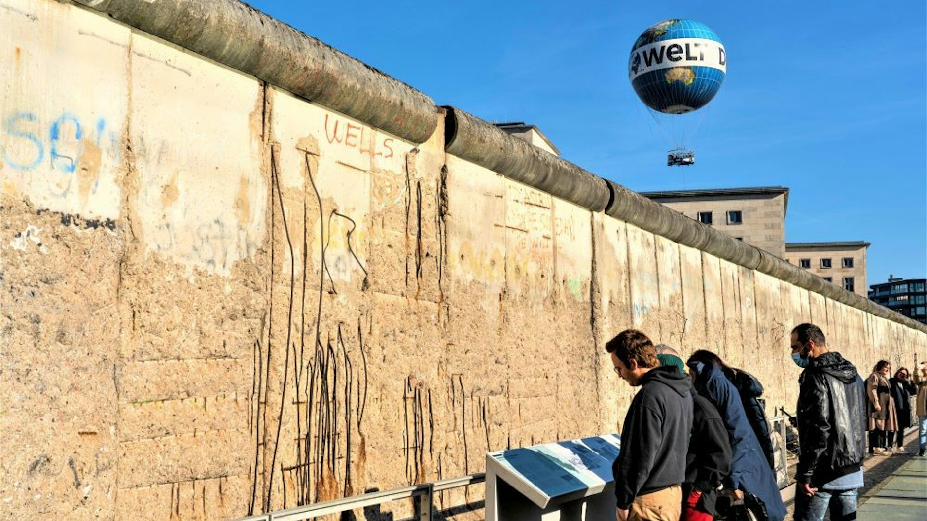 Gelände der Topographie des Terrors an der ehemaligen Berliner Mauer. An diesem Ort befand sich während des Dritten Reichs die Zentrale der Geheimen Staatspolizei.