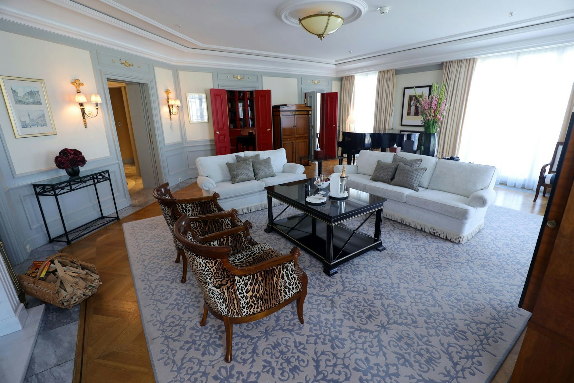 Luxus pur, die Präsidentensuite des Hotel Adlon.  