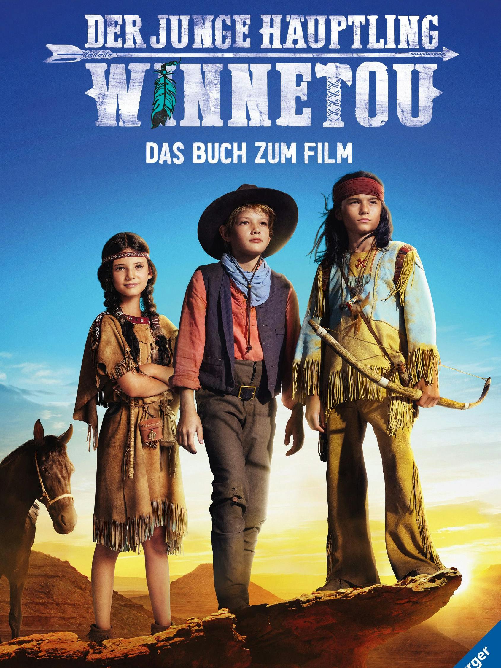 Cover des Buches „Der junge Häuptling Winnetou – Das Buch zum Film“ aus dem Ravensburger-Verlag.