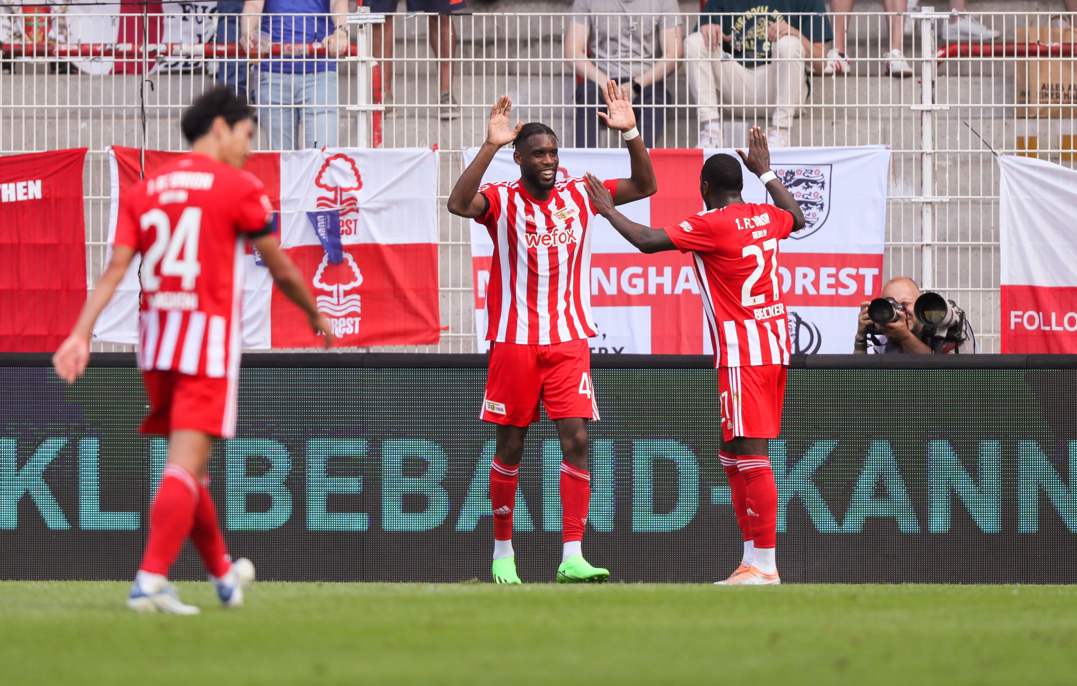 1. FC Union: Jordan Siebatcheu und Sheraldo Becker passen einfach zusammen wie Alte und Försterei