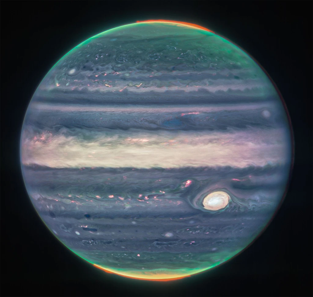„James Webb“-Teleskop: Neue Bilder zeigen Polarlichter auf dem Jupiter