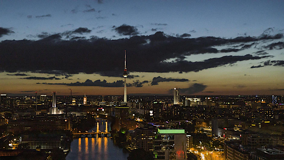 Berlin bei Nacht.