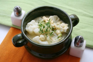 Erinnern Sie sich noch an Thüringer Blumenkohlsuppe - Klößchen und eine besondere Zutat machen sie so lecker