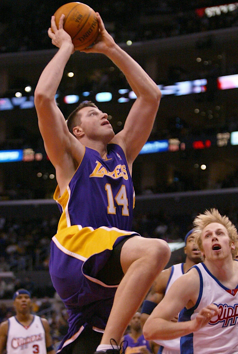 ARCHIV - Stanislaw «Slawa» Medwedenko in Aktion für die Los Angeles Lakers.  