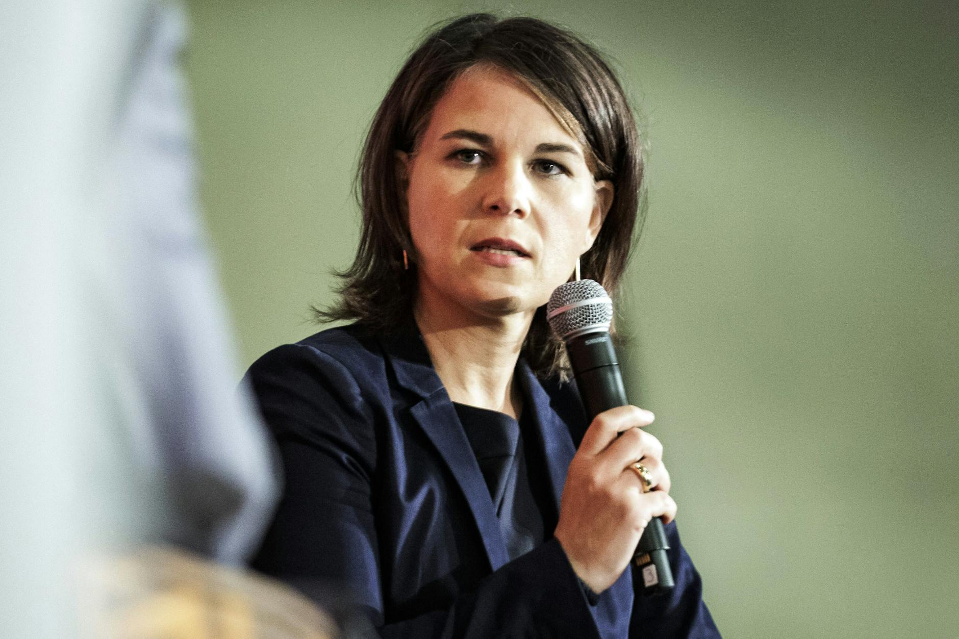 Bundesaußenministerin Annalena Baerbock in einem Interview (Archivfoto). 