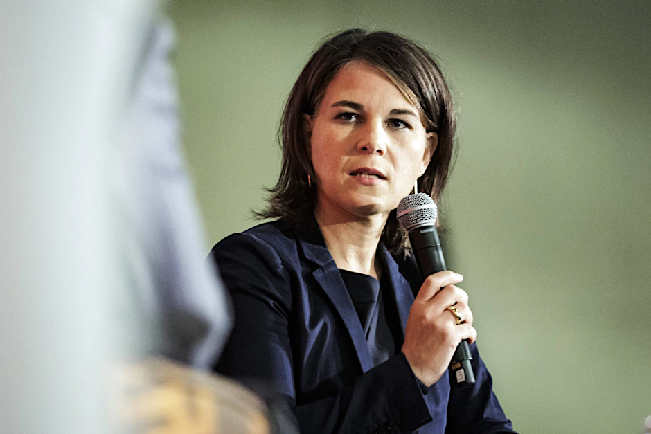 Bundesaußenministerin Annalena Baerbock in einem Interview (Archivfoto).&nbsp;