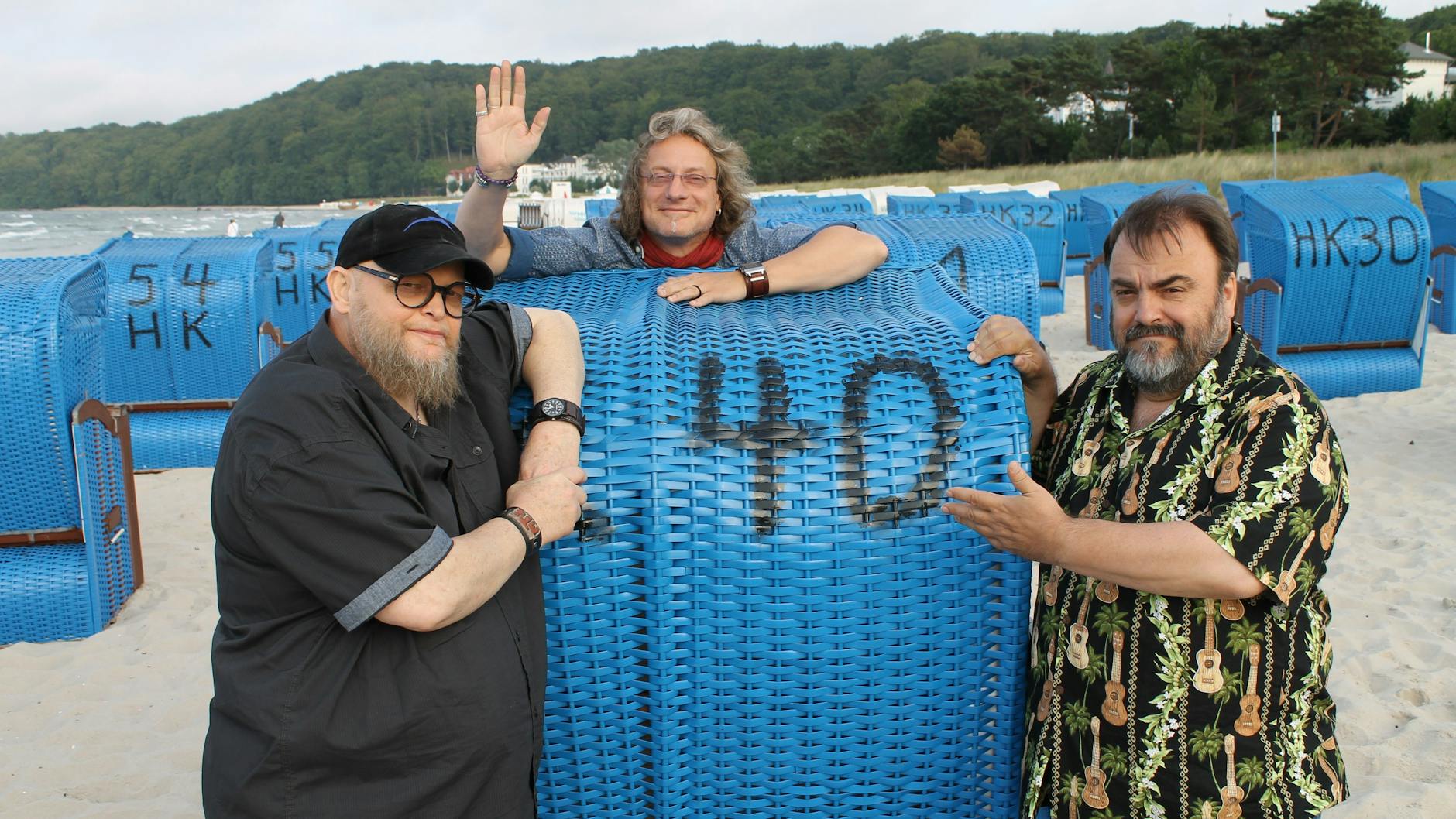 2013 feierten Mike Schafmeier, Frank Sültmeyer und Thomas Schmitt (v.li.) das 40-jährige Jubiläum von MTS. Da begannen bereits die Aufnahmen für die Solo-Platte.