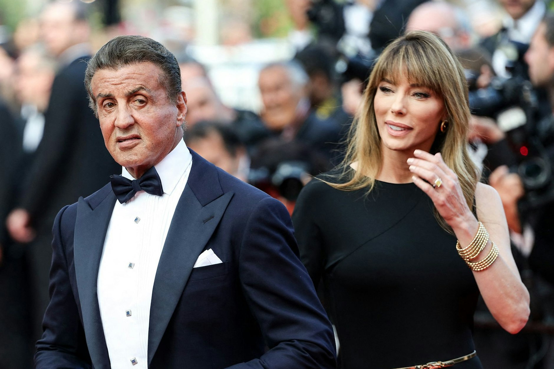 Ein Bild aus glücklichen Tagen: Jennifer Flavin und Sylvester Stallone besuchen das 72. International Film Festival in Cannes (2019).