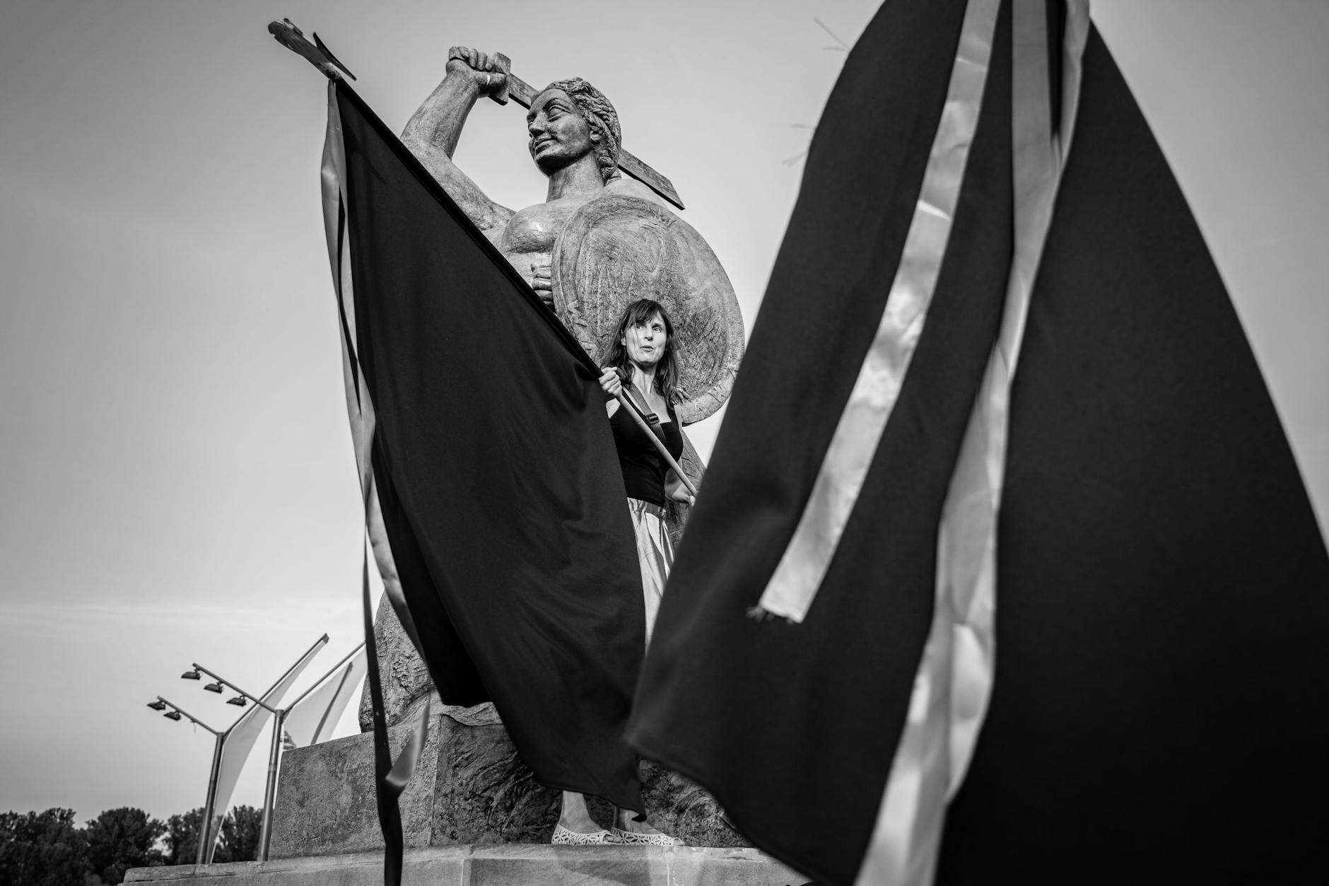 Umweltproteste in Warschau, August 2022.