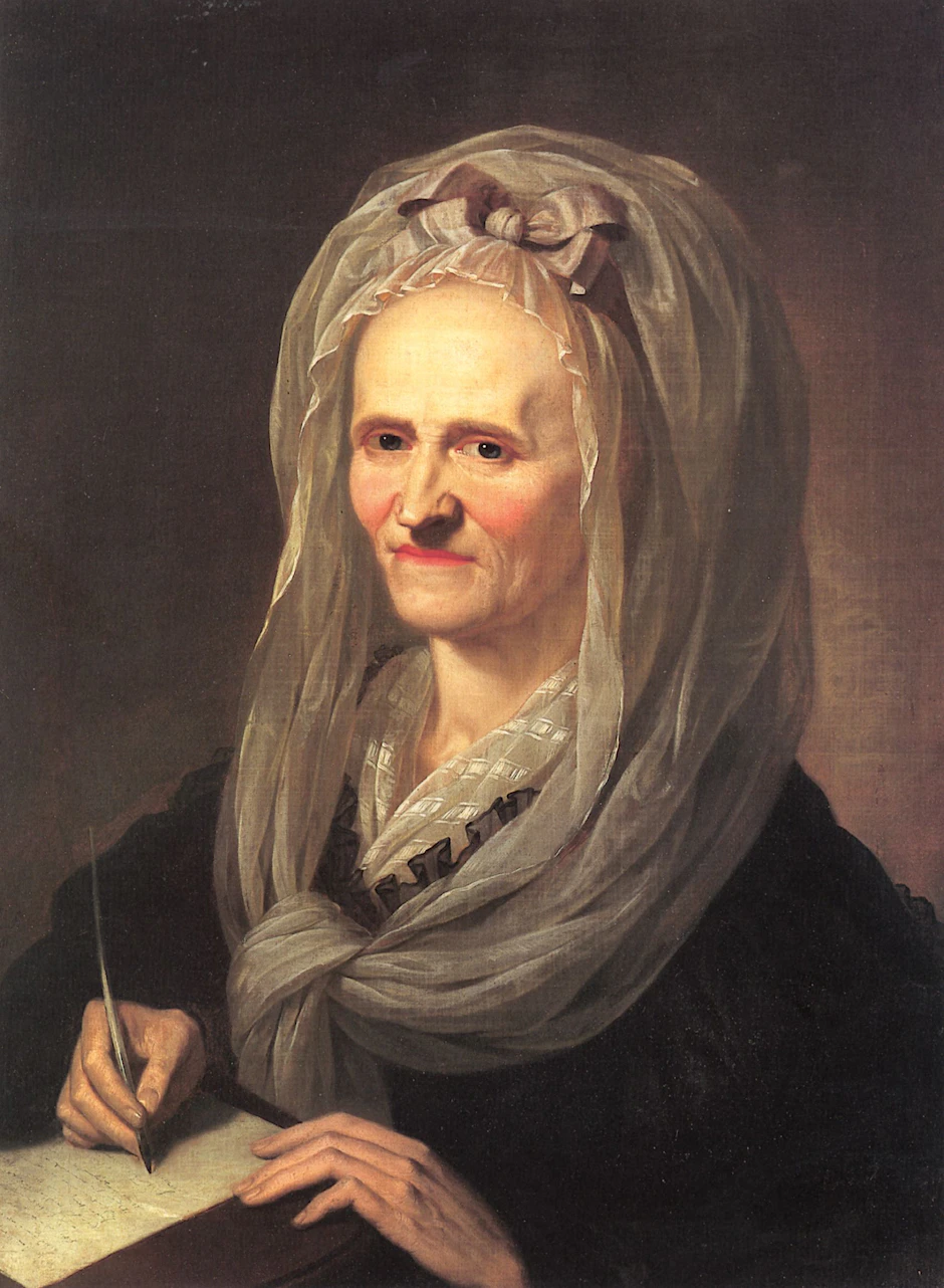 Ein Bildnis der Dichterin Anna Louisa Karsch (1722–1791)