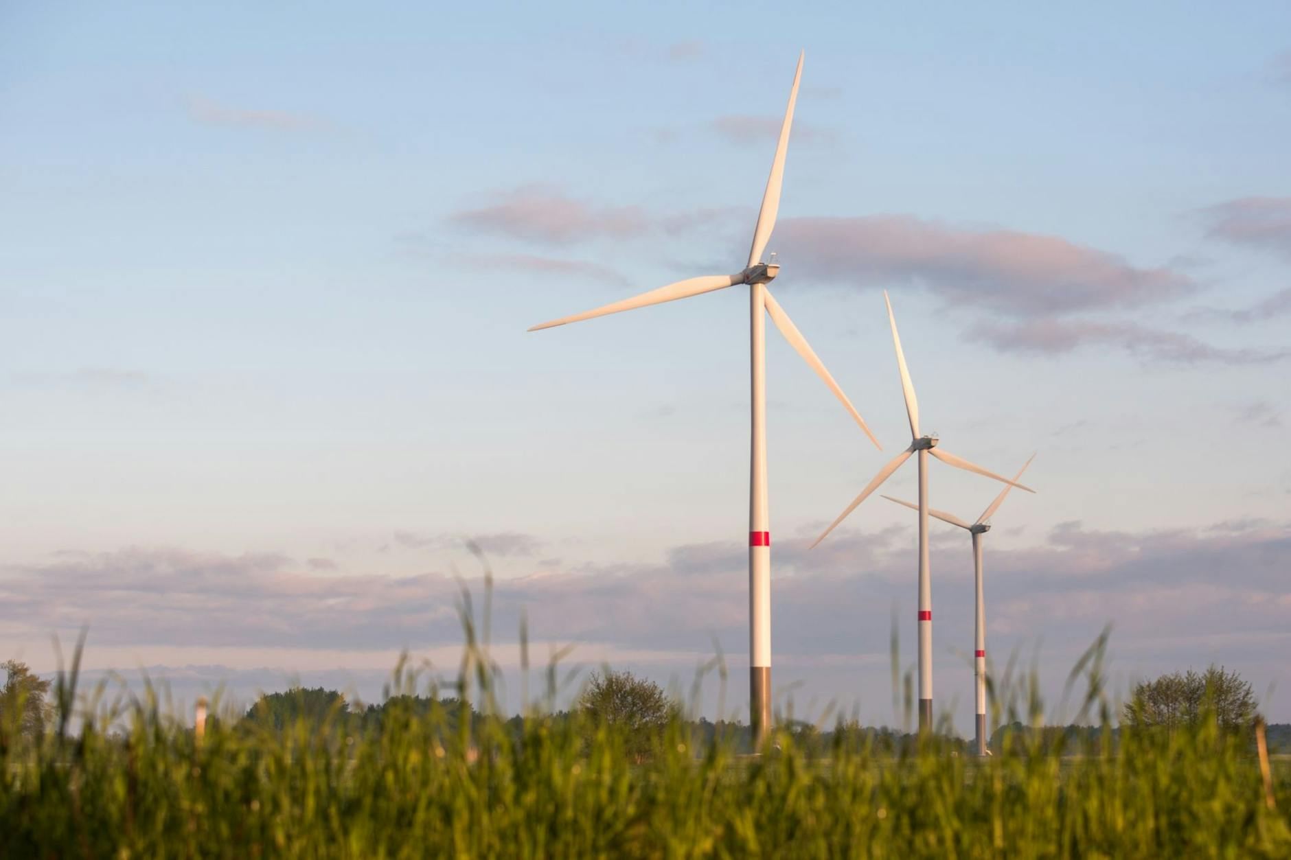 Windkraftanlagen produzieren nicht nur grüne, sondern auch günstige Energie.