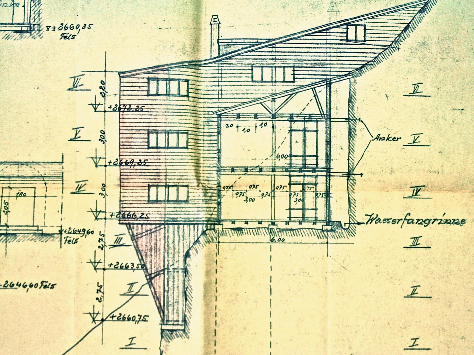 Der Grundriß des Schneefernhauses.
