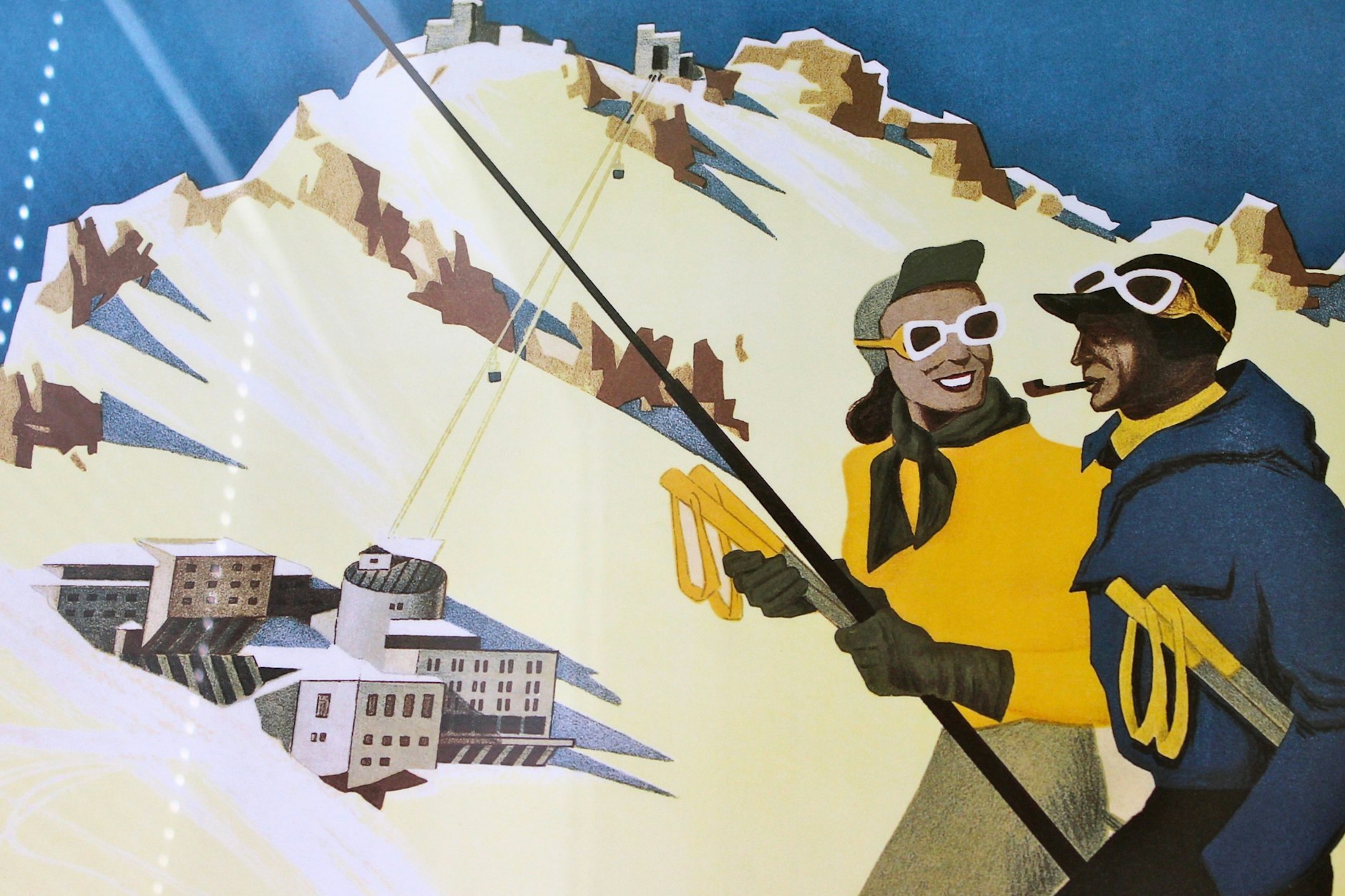 Ein Werbeprospekt aus den 1950er Jahren.