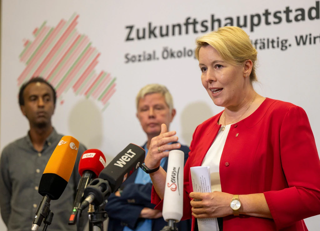 Giffey kündigt Berliner Anschlusslösung für 9-Euro-Ticket an