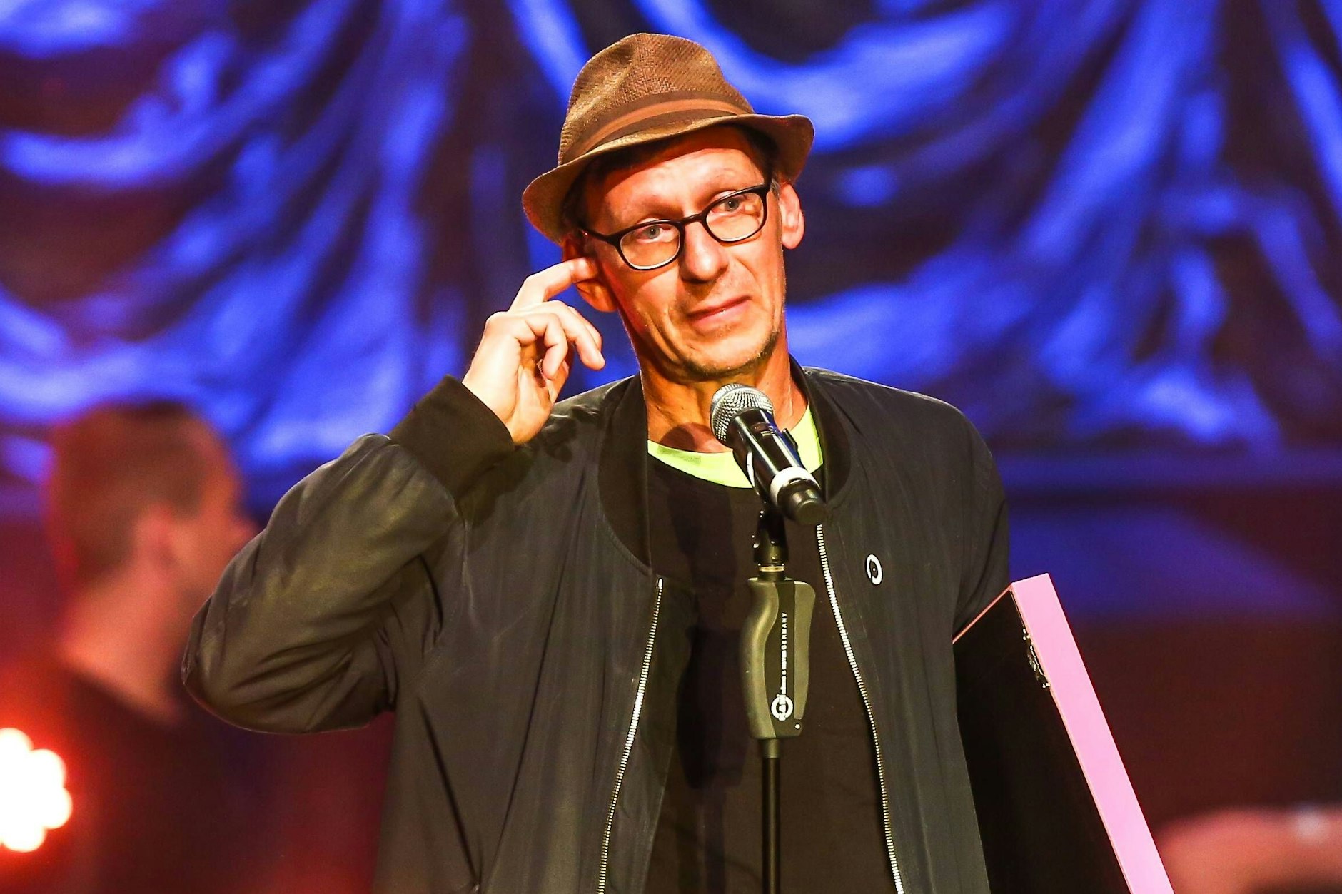 Rammstein-Keyboarder Christian Flake Lorenz bei einer Preisverleihung im Jahr 2017.