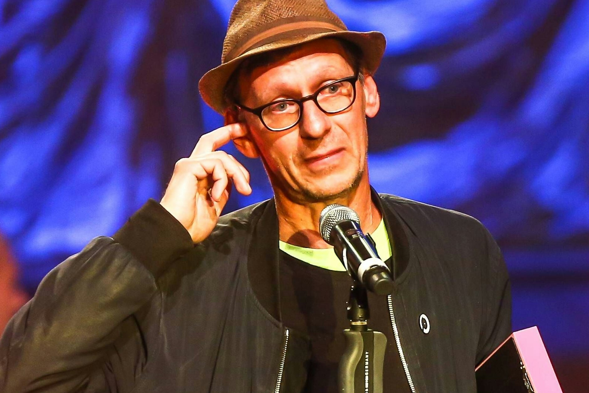 Rammstein-Keyboarder Christian Flake Lorenz bei einer Preisverleihung im Jahr 2017.