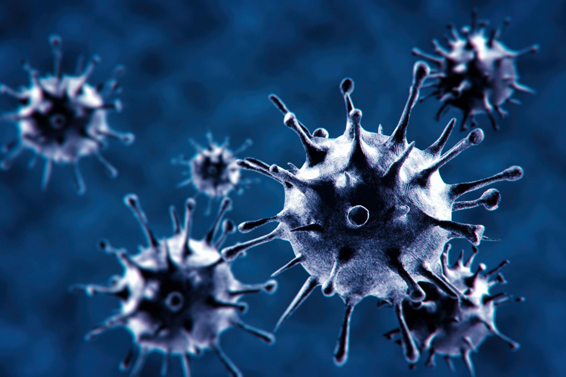 Eine Illustration des Coronavirus