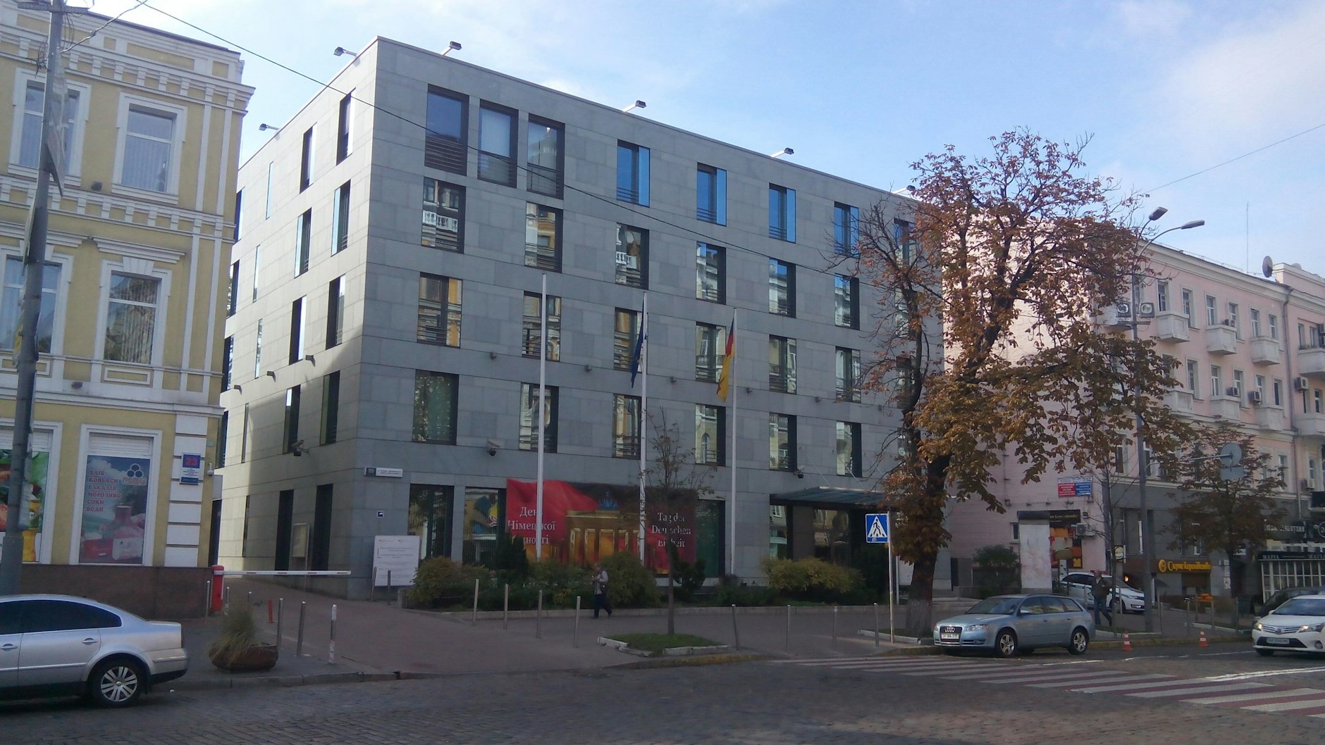 Beim Bau der deutschen Botschaft in Kiew musste der Bauleiter mit Korruption kämpfen. 