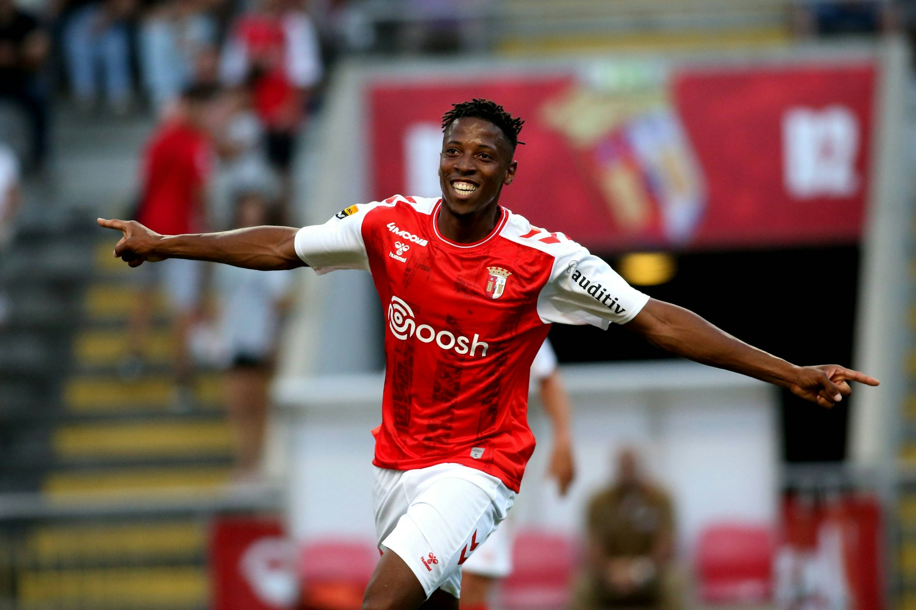 Erzielte schon seinen fünften Saisontreffer für Sporting Braga: der Franzose Simon Banza.