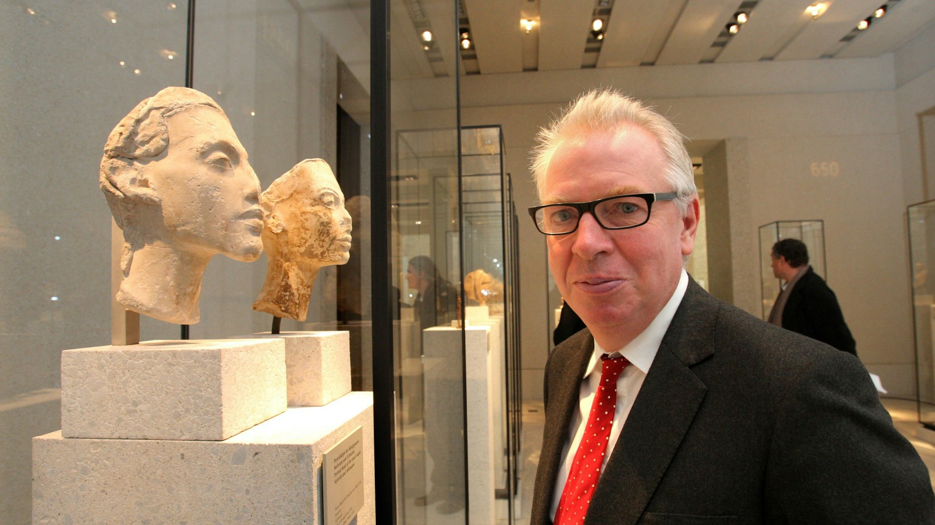 David Chipperfield, hier kurz vor der Wiedereröffnung im Neuen Museum, rettete aus einer peinlichen Situation.