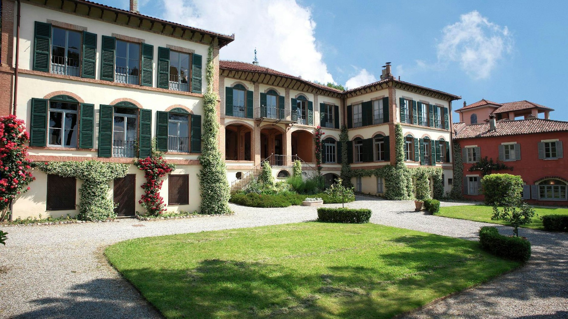 Bauten der Villa Vignoni am Comer See, die Deutschland 1983 geerbt hatte.